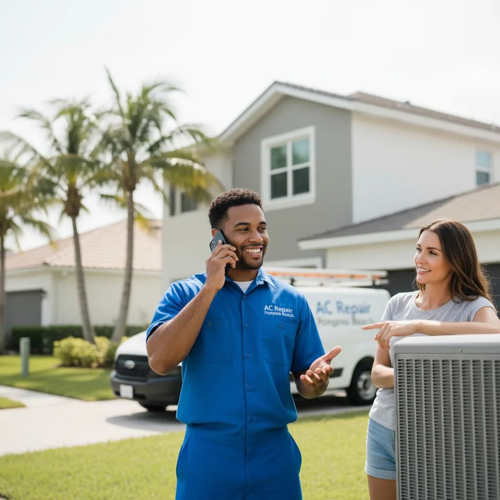 AC Repair Pompano Beach customer support in Irondale
